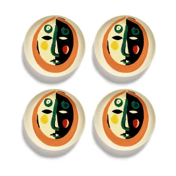Ottolenghi Feast 盘子特小号Ø16cm 4只装 - 图案1 - Serax