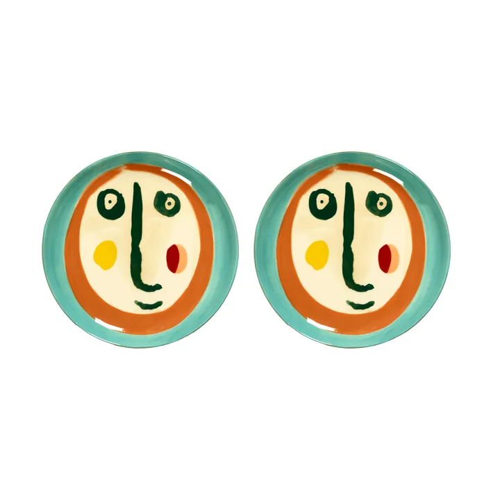 Ottolenghi Feast 盘子小号Ø19cm 2只装 - 图案2 - Serax