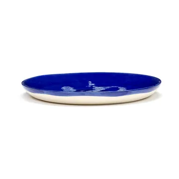 Ottolenghi Feast 盘子小号Ø19cm 2只装 - 深蓝色_胡椒白 - Serax
