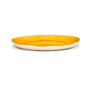Ottolenghi Feast 盘子小号Ø19cm 2只装 - 黄色条纹_红色 - Serax