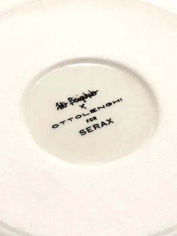 Ottolenghi Feast 中号盘 Ø22,5cm 2件装 - 深蓝色条纹_白色 - Serax