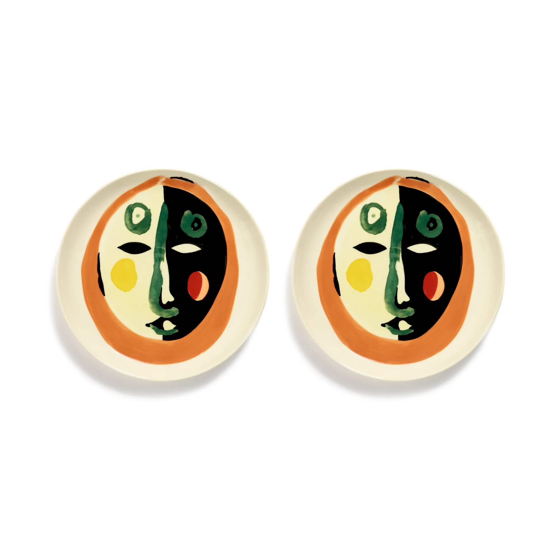 Ottolenghi Feast 盘子中号Ø22cm 2只装, 图案1 Serax