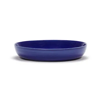 Ottolenghi Feast 深盘 Ø22cm 2件装 - 深蓝色条纹_白色 - Serax