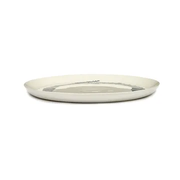 Ottolenghi Feast 盘子大号Ø26cm 2只装 - 白色条纹_蓝色 - Serax