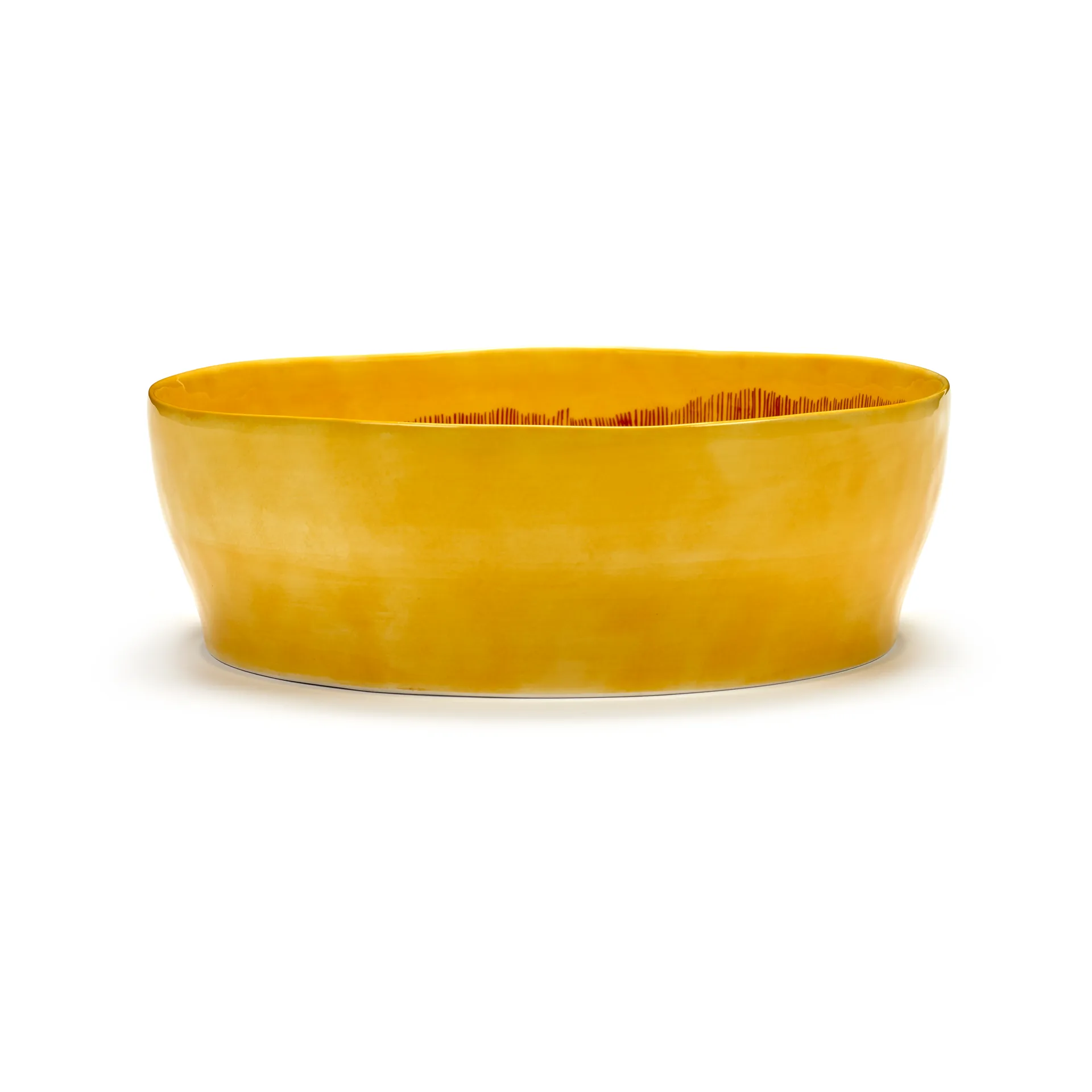 Ottolenghi Feast 沙拉碗 Ø27,5cm, 黄色条纹_红色 Serax