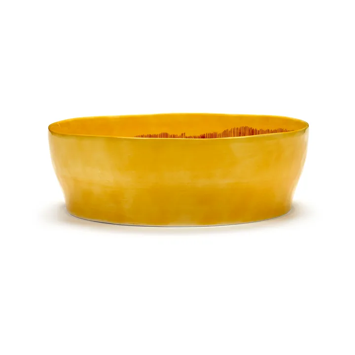 Ottolenghi Feast 沙拉碗 Ø27,5cm - 黄色条纹_红色 - Serax