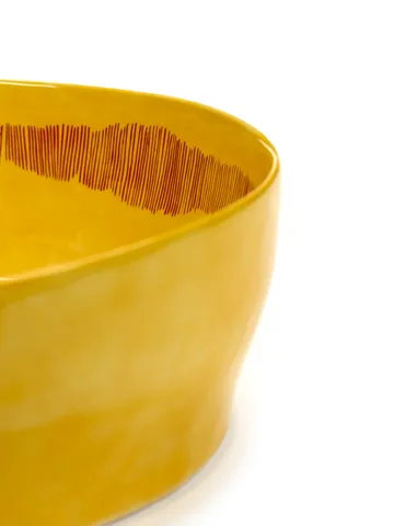 Ottolenghi Feast 沙拉碗 Ø27,5cm - 黄色条纹_红色 - Serax