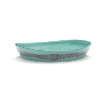Ottolenghi Feast 大号盛碗 Ø30cm - 天蓝色条纹_红色 - Serax