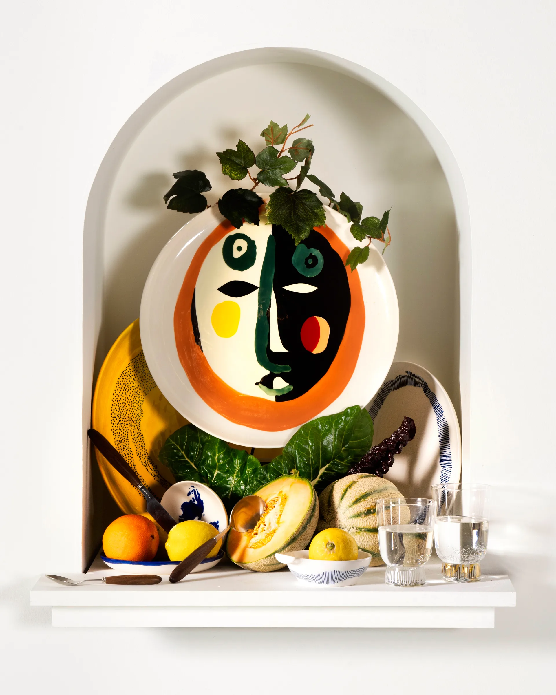 Ottolenghi Feast 餐盘 Ø35cm, 图案1 Serax