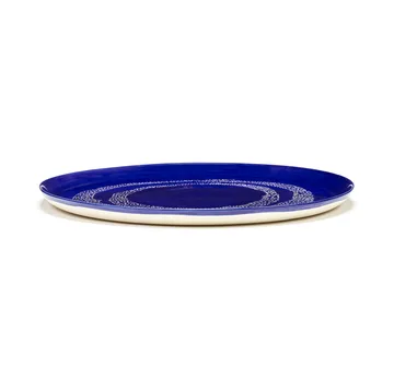 Ottolenghi Feast 餐盘 Ø35cm - 深蓝色圆点_白色 - Serax