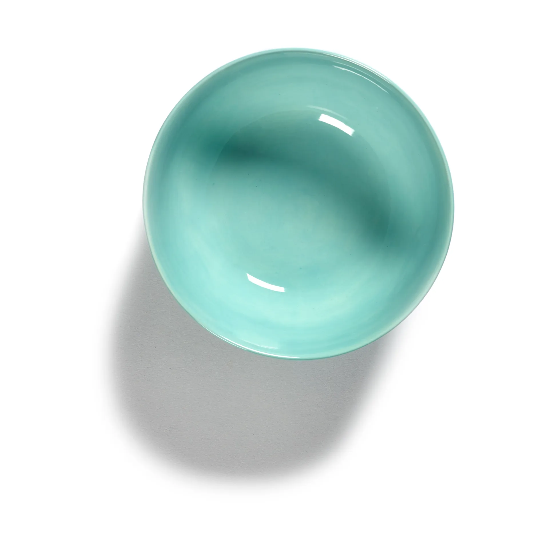 Ottolenghi Feast 碗 S Ø15 cm 四件套装, 青白色 stripes-红色 Serax