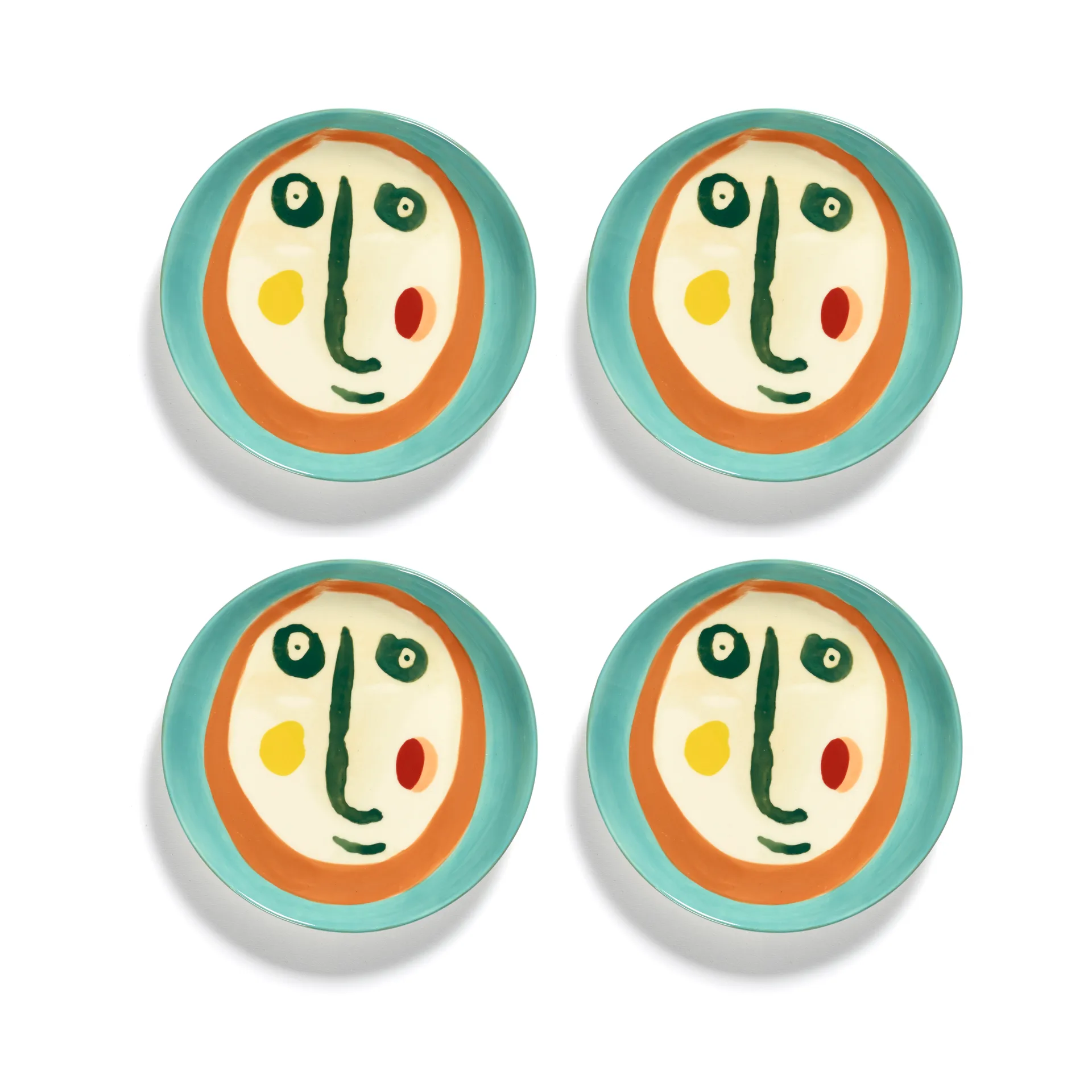 Ottolenghi Feast 盘子 XS Ø16 cm 四件套装, Face nr 2 Serax