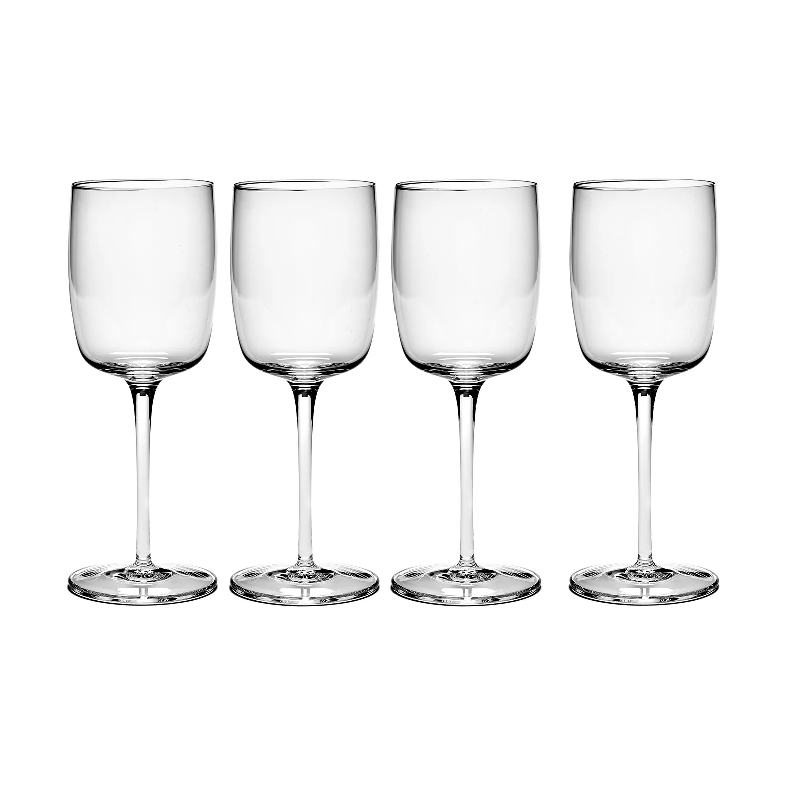 Passe-Partout white 红酒杯 30 cl 四件套装 clear,  Serax