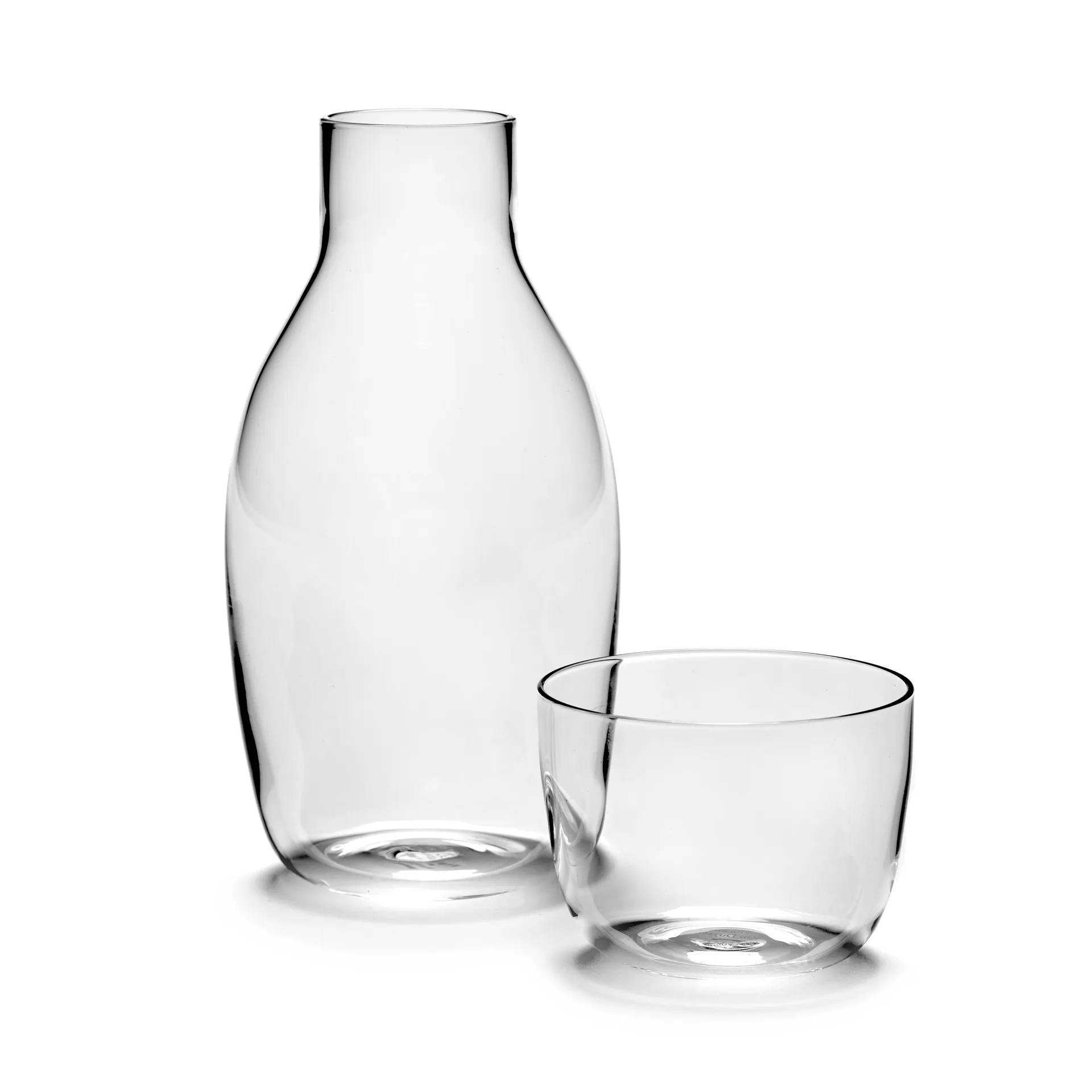 Passe-Partout 醒水瓶带饮水杯, 透明 Serax