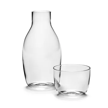Passe-Partout 醒水瓶带饮水杯 - 透明 - Serax