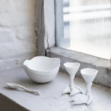 Poaking Duck Foot蛋杯 - 白色 - Serax