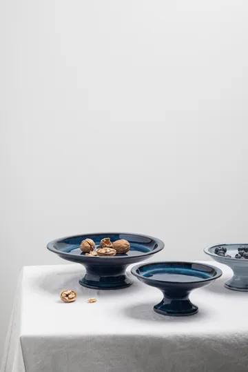 Pure 釉面蛋糕盘 小号 16.5cm - 蓝色 - Serax