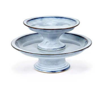 Pure 釉面蛋糕盘 小号 16.5cm - 蓝色 - Serax