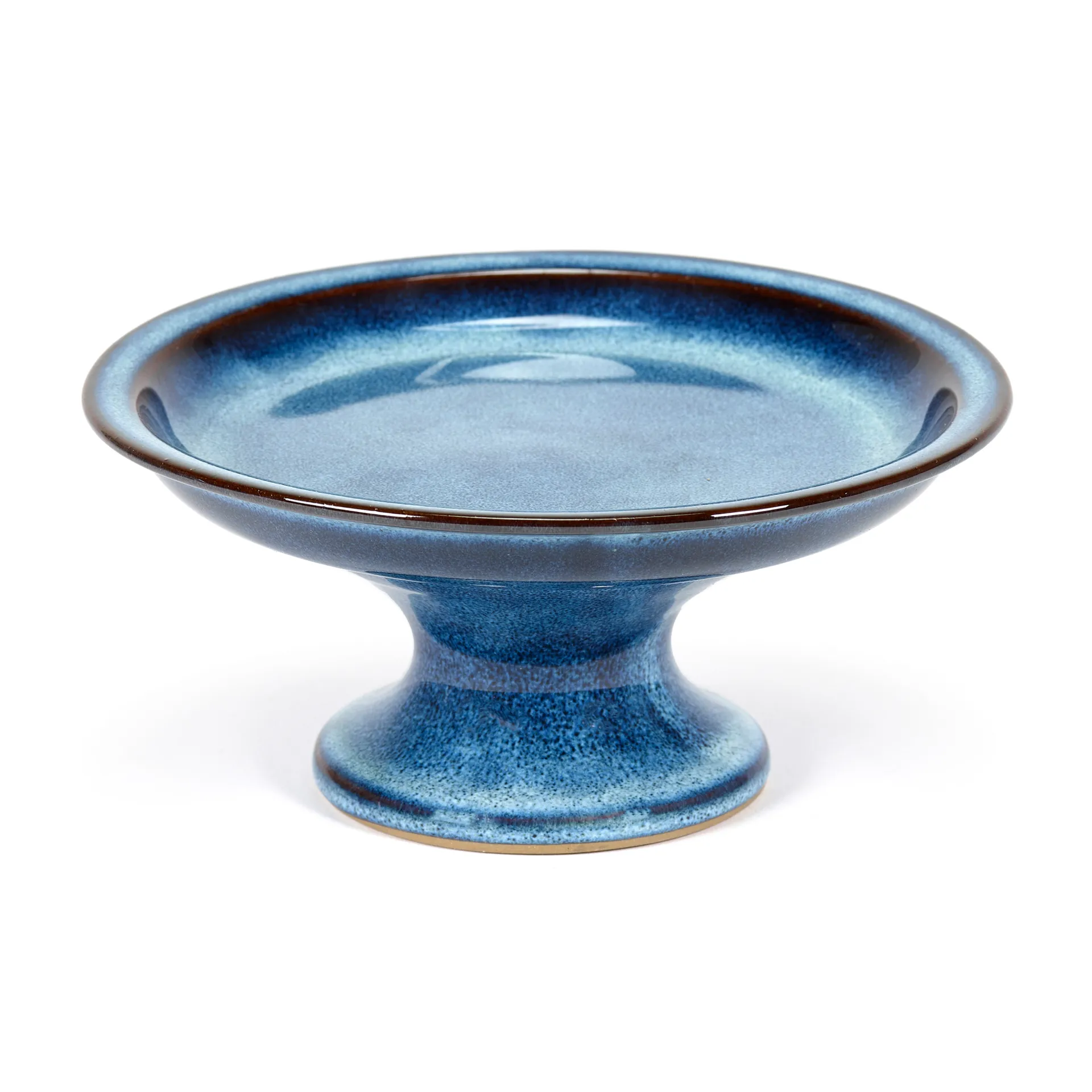 Pure 釉面蛋糕盘 小号 16.5cm, 深蓝色 Serax