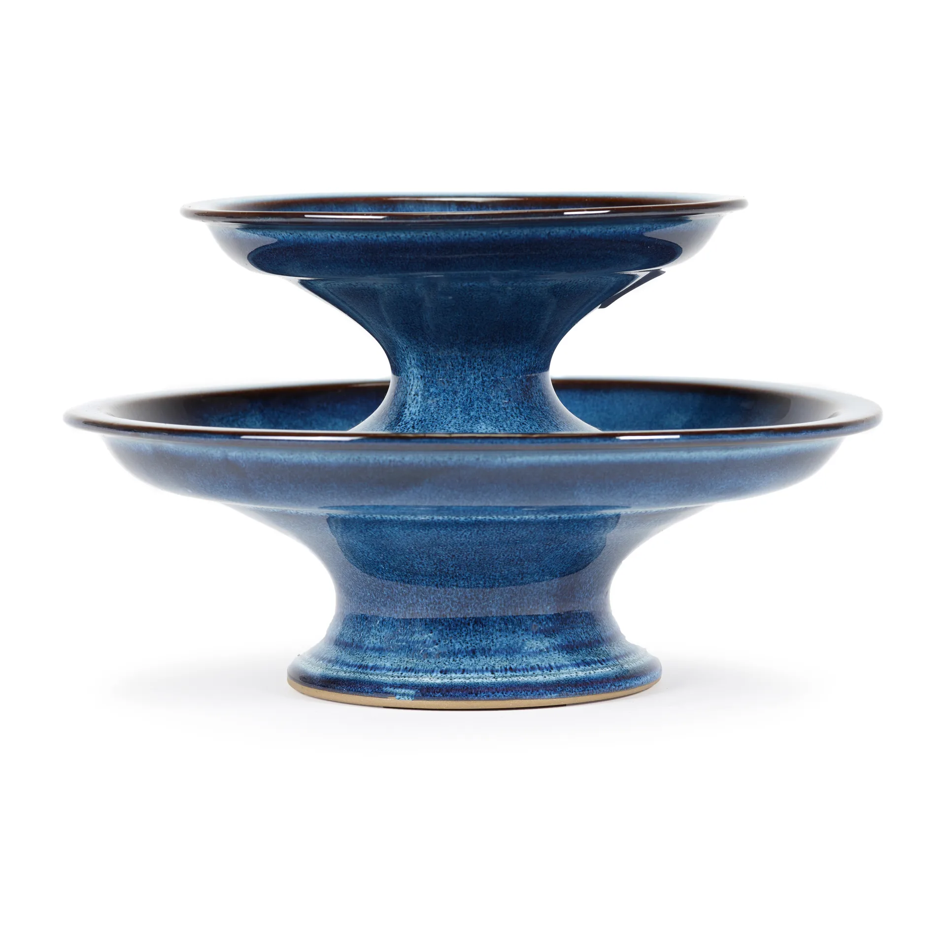 Pure 釉面蛋糕盘 小号 16.5cm, 深蓝色 Serax