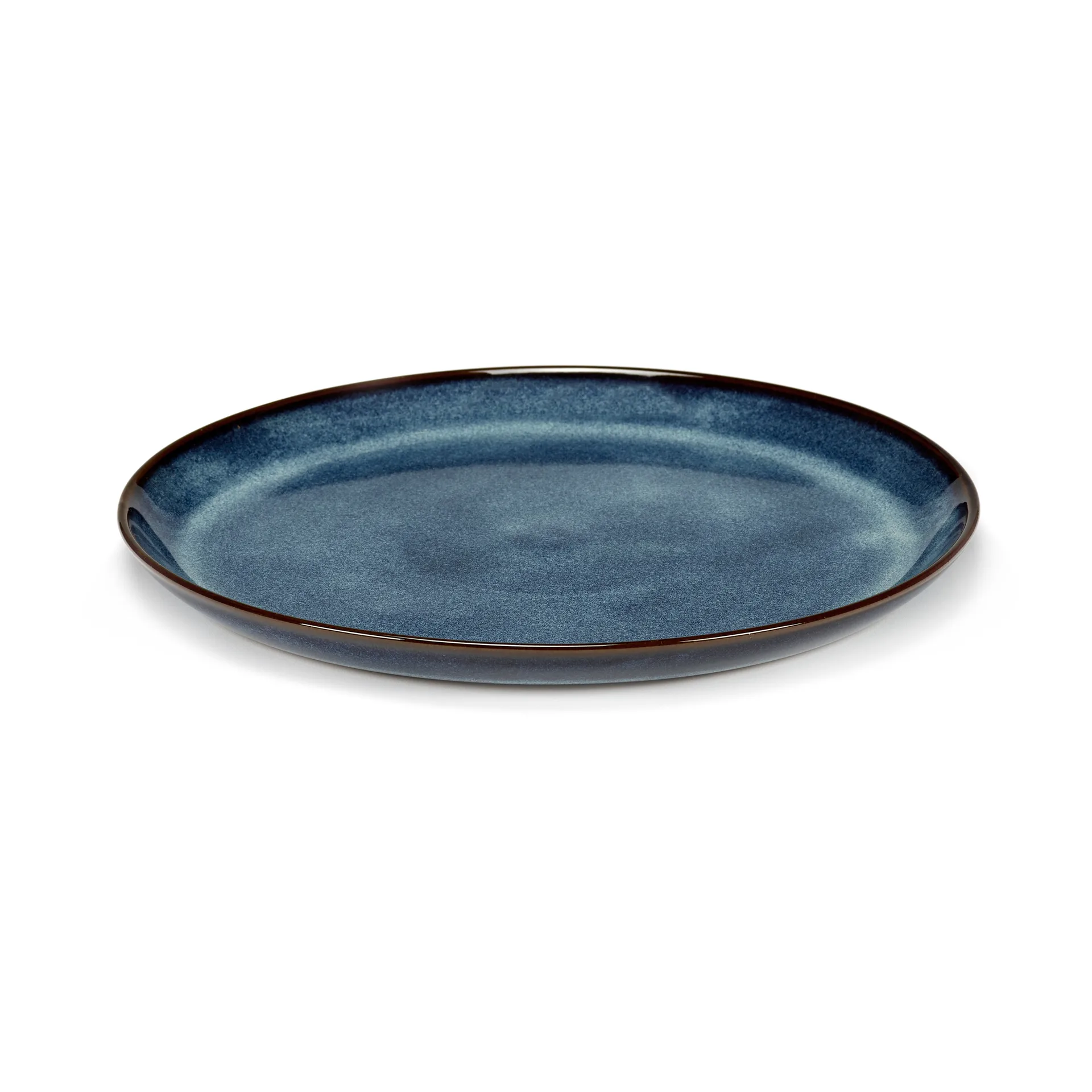 Pure 釉面盘 中号 23.5cm, Dark 蓝色 Serax