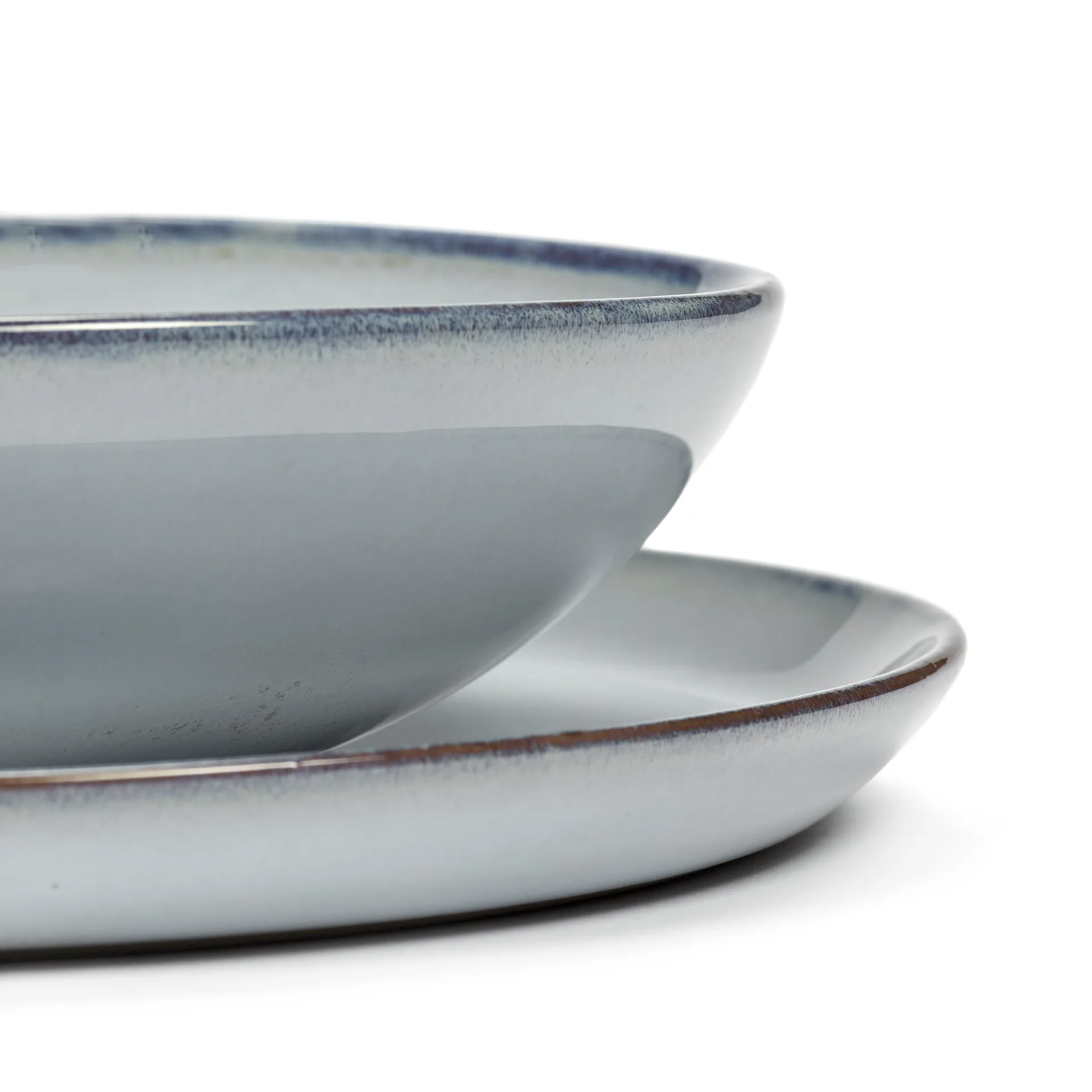 Pure Blue Glazed deep  盘子 Ø19.5 cm, 蓝色 Serax