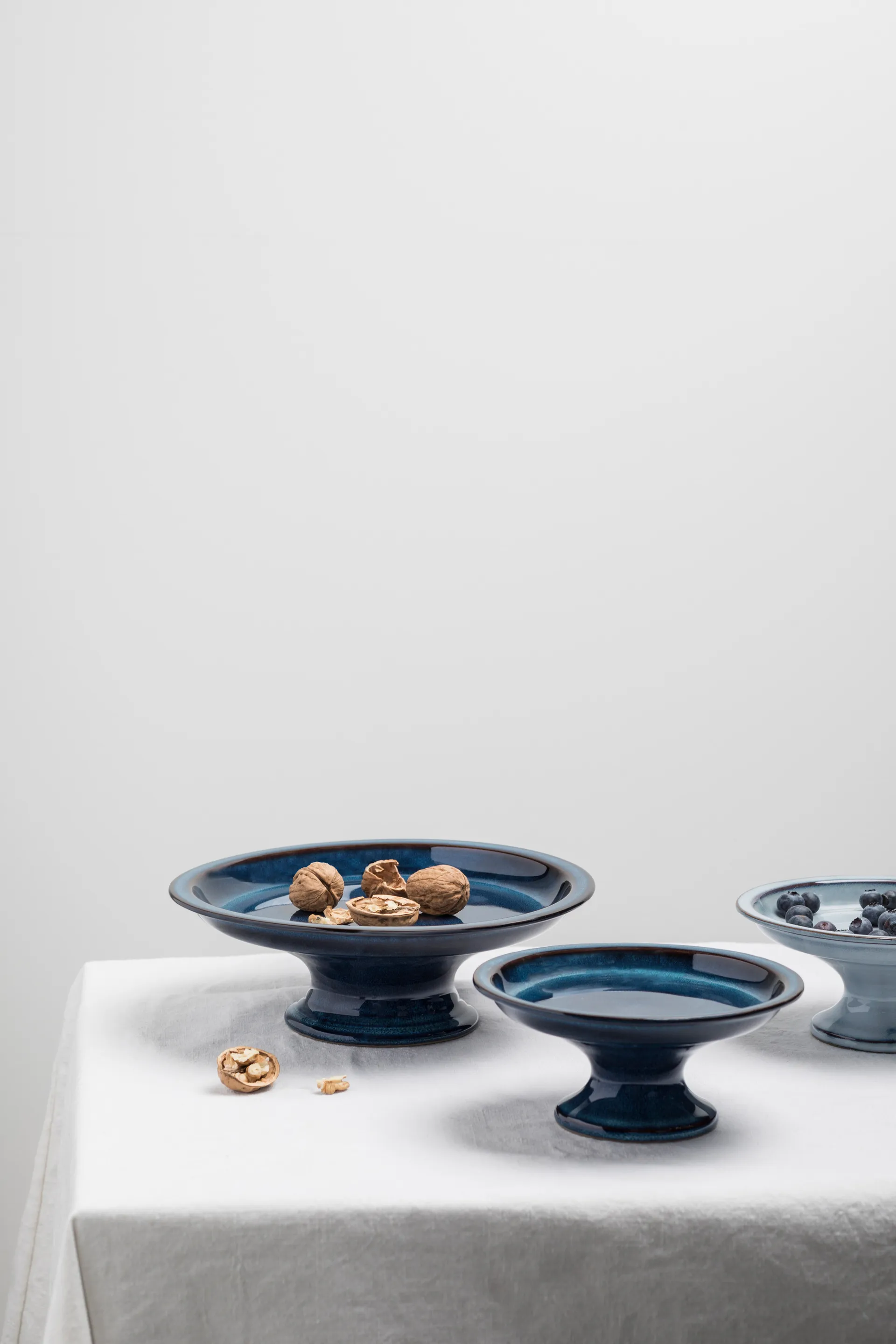 Pure cake 盘子 glazed S 16.5 cm, 蓝色 Serax