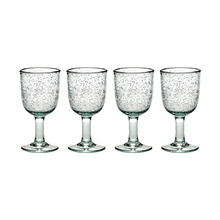 Pure Pascale white 红酒杯 四件套装 clear - Serax