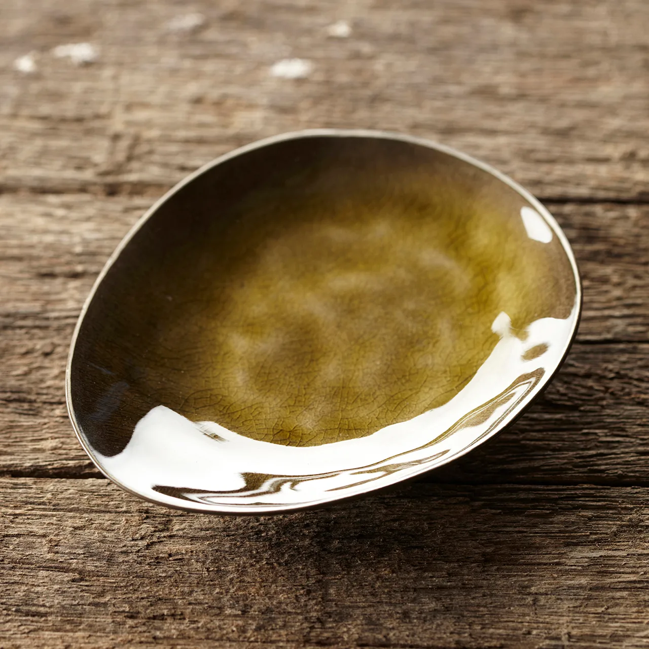Pure 大号椭圆形碗, 绿色 Serax