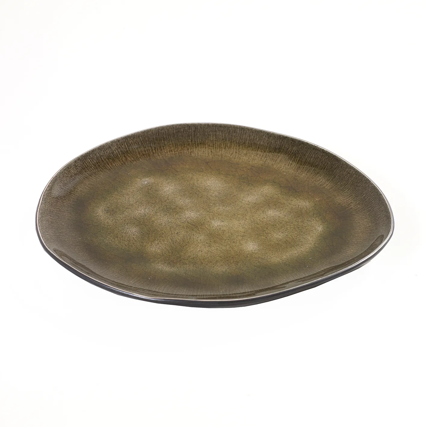 Pure中号椭圆盘, 绿色 Serax