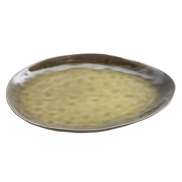 Pure大椭圆形餐盘 - 绿色 - Serax