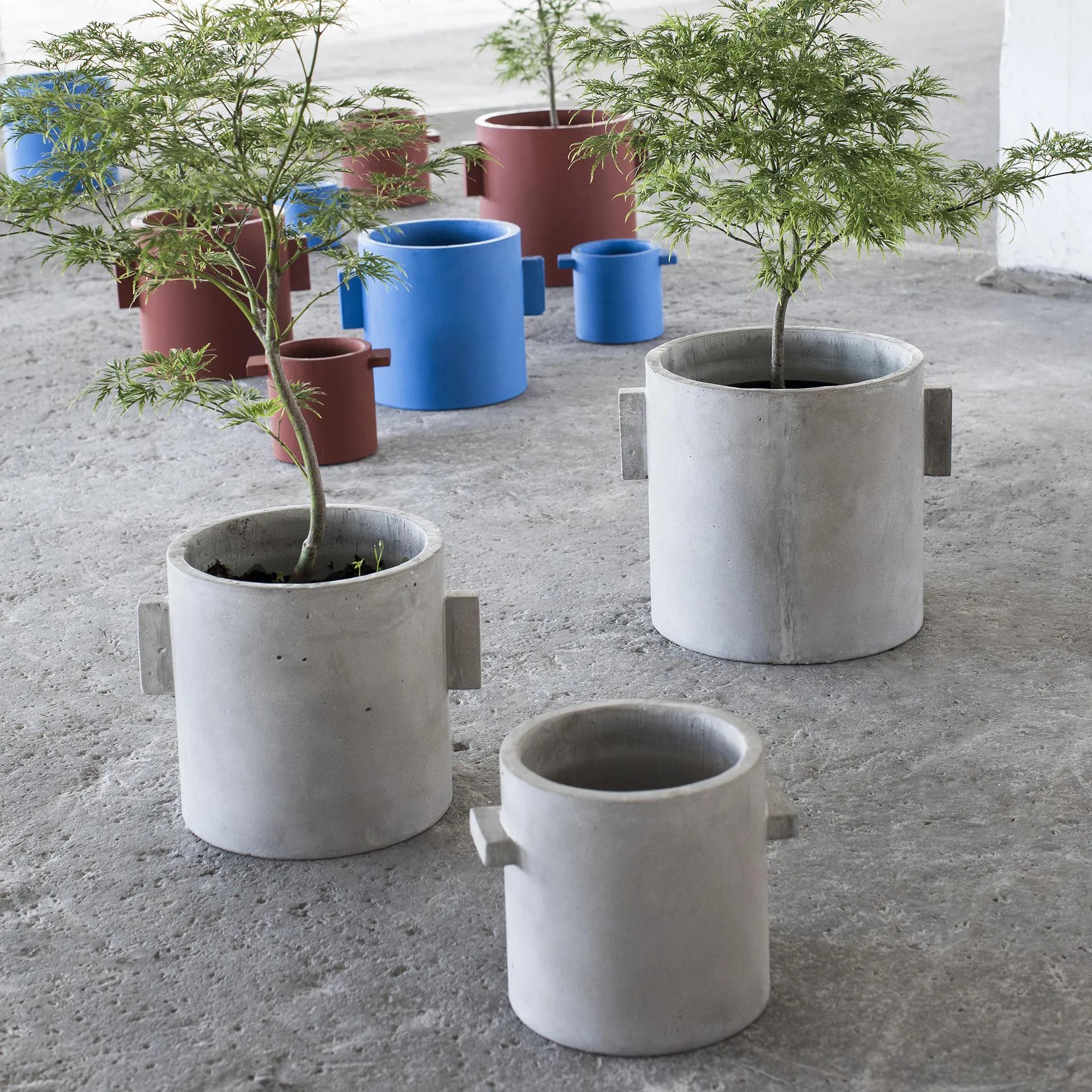 Rond 花盆 Ø25cm, 自然色 Serax