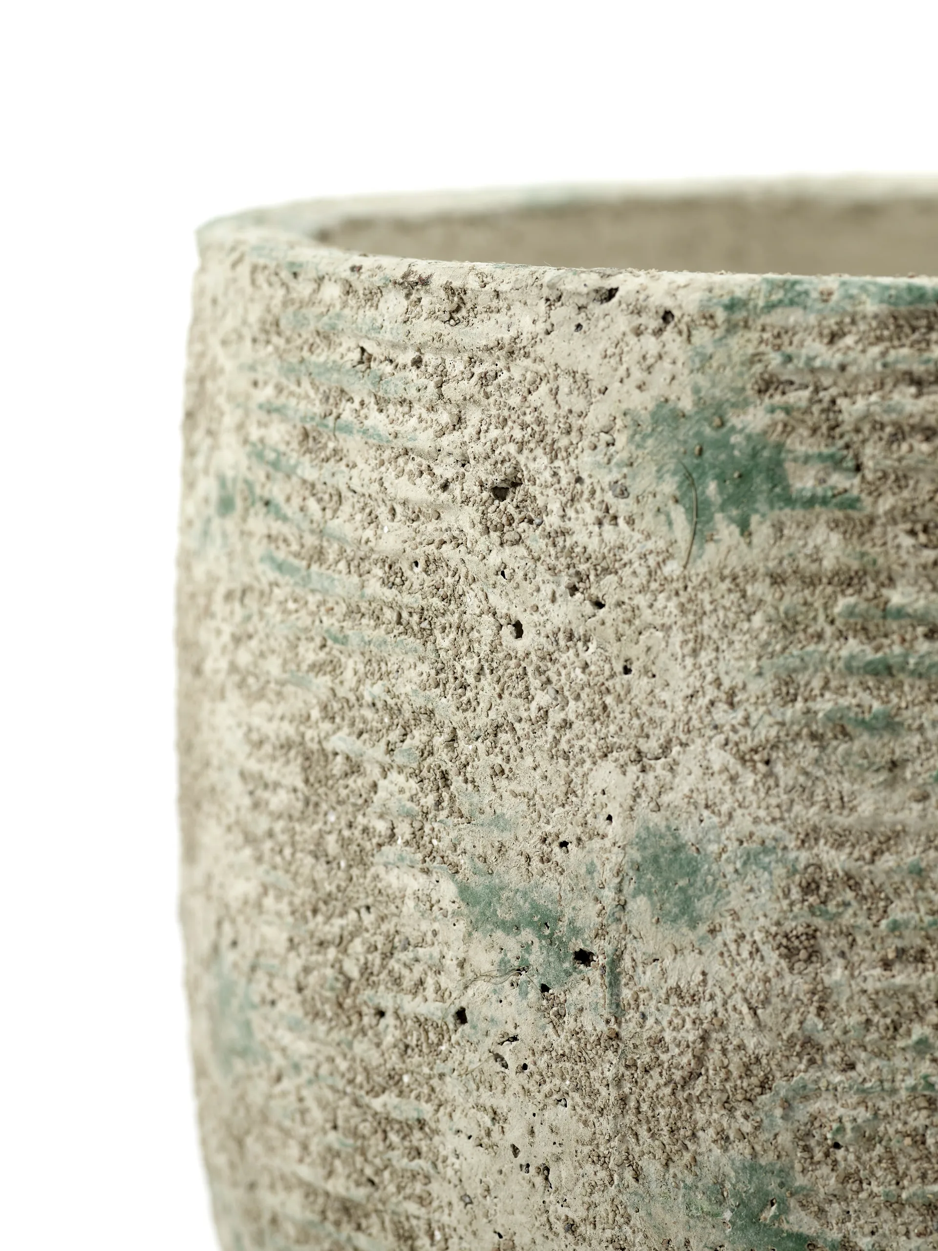 Rustic 花盆 stripes M 20.5 cm, Grey Serax