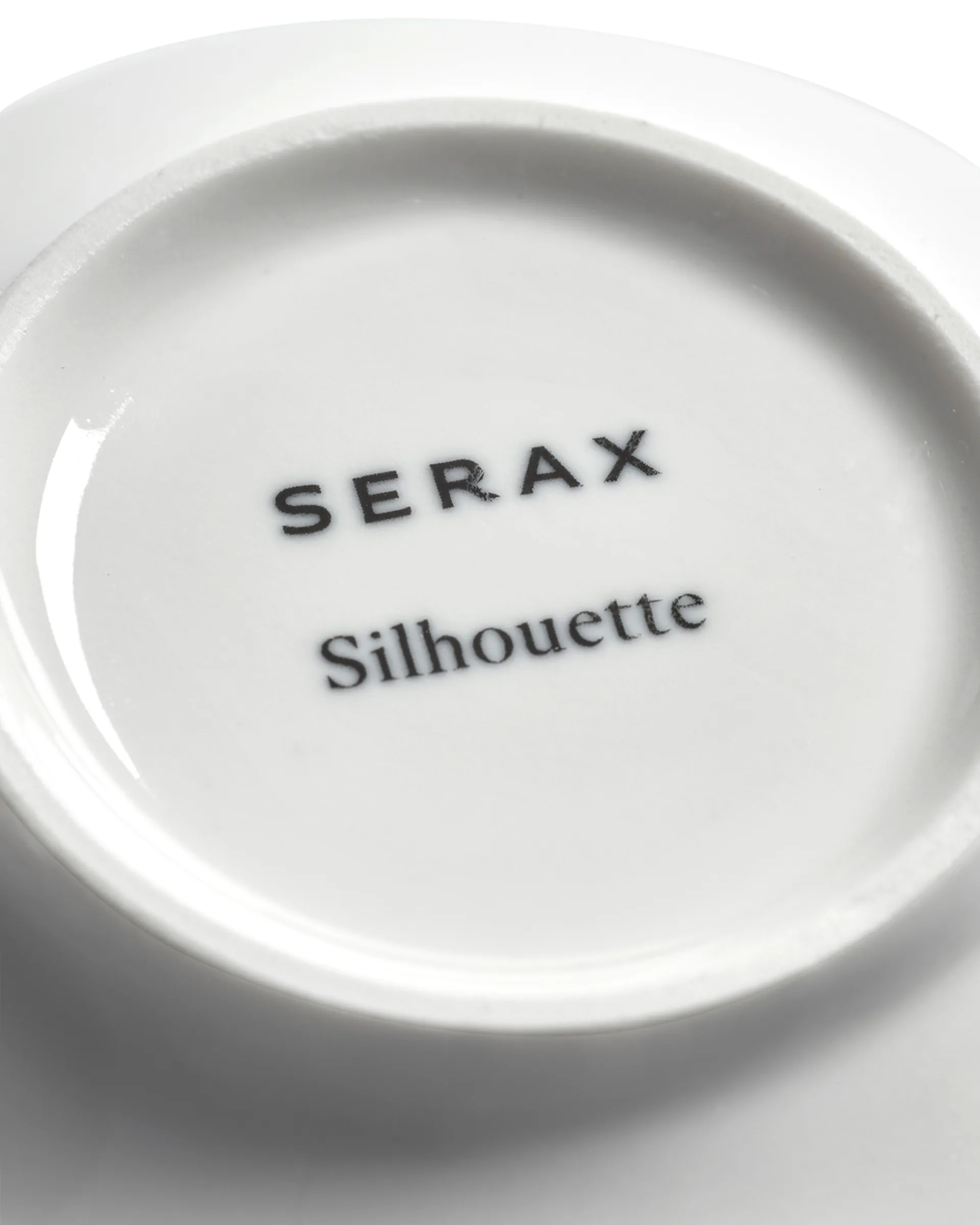 Silhouette浓缩咖啡杯碟 Ø10.3cm 4件装, 白色 Serax