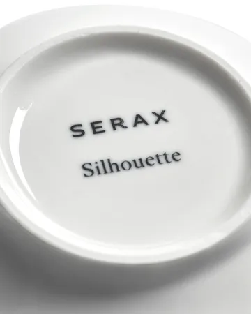 Silhouette浓缩咖啡杯碟 Ø10.3cm 4件装 - 白色 - Serax