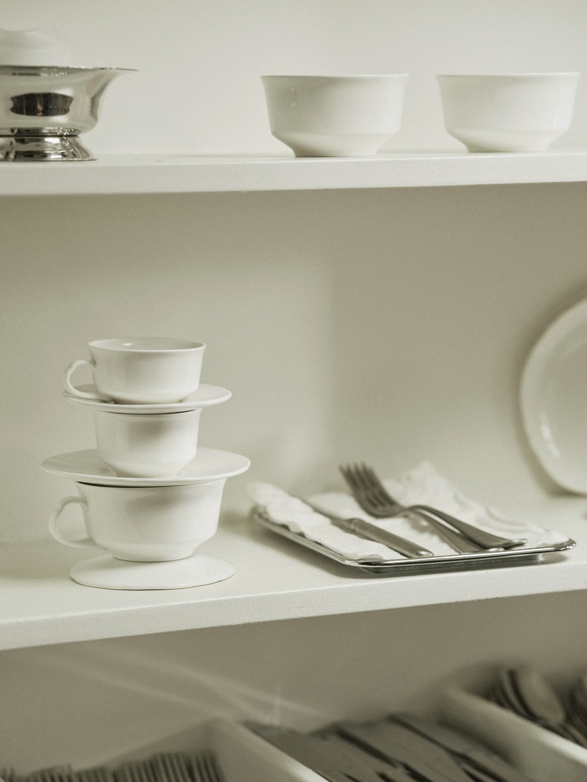 Silhouette 咖啡杯 19 cl 4-pack, 白色 Serax