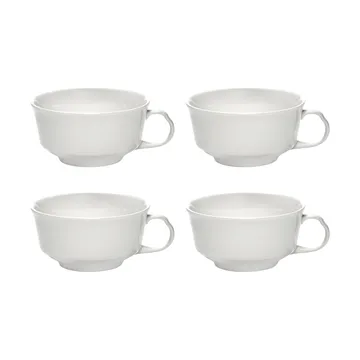 Silhouette咖啡杯 190ml 4件装 - 白色 - Serax