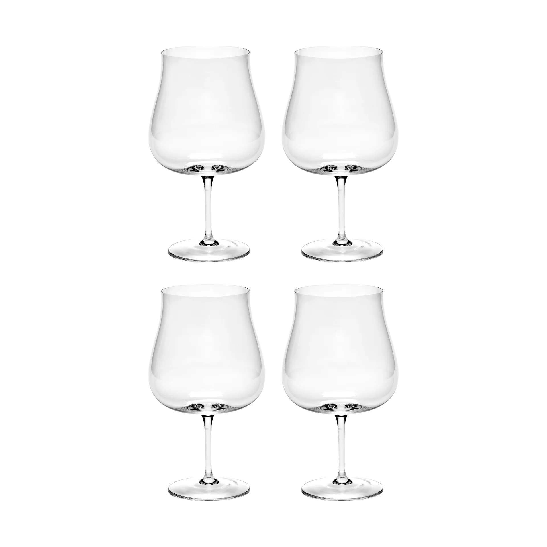 Silhouette白葡萄酒杯 590ml 4件装, 透明 Serax