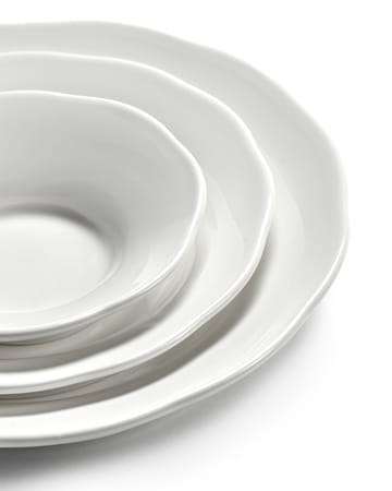 Silhouette deep 盘子 S Ø10.5 cm 4-pack - 白色 - Serax