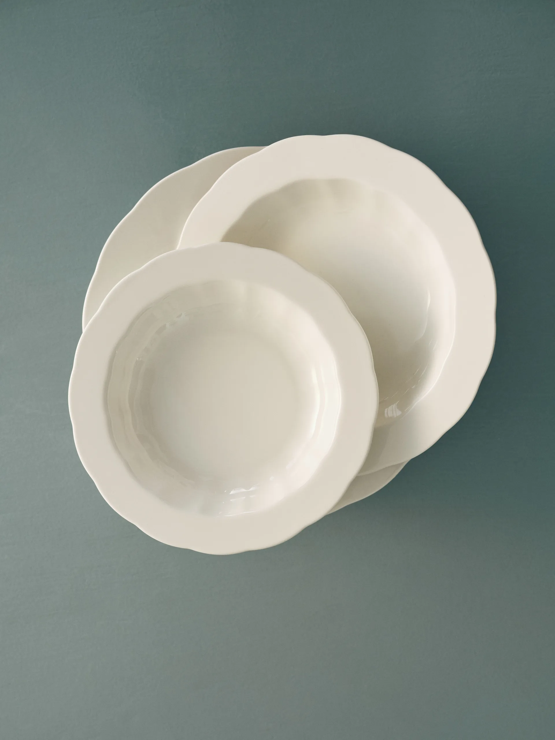 Silhouette 深盘 M Ø23.7 cm 4-pack, 白色 Serax