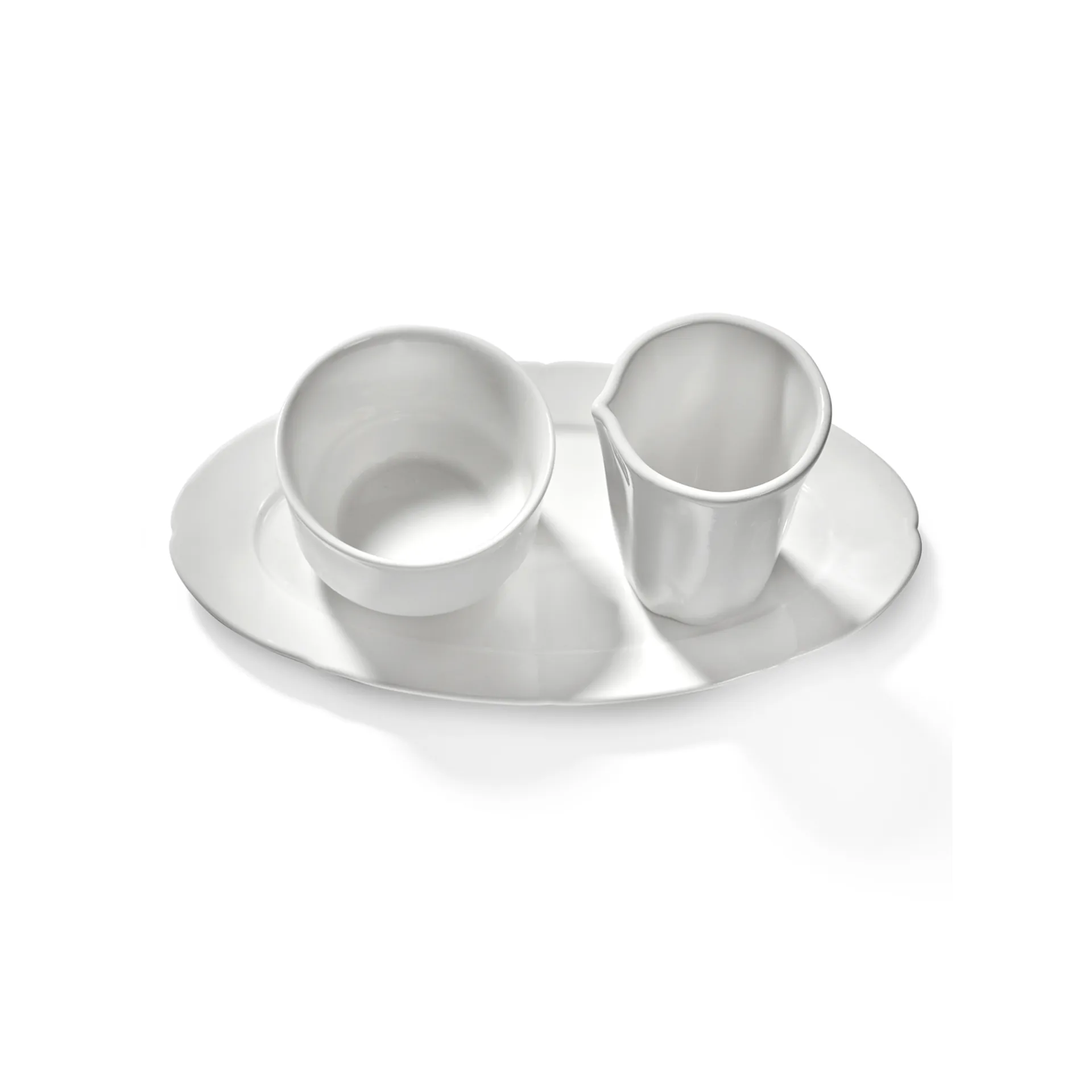 Silhouette milk 水瓶/玻璃水瓶 7 cl 4-pack, 白色 Serax