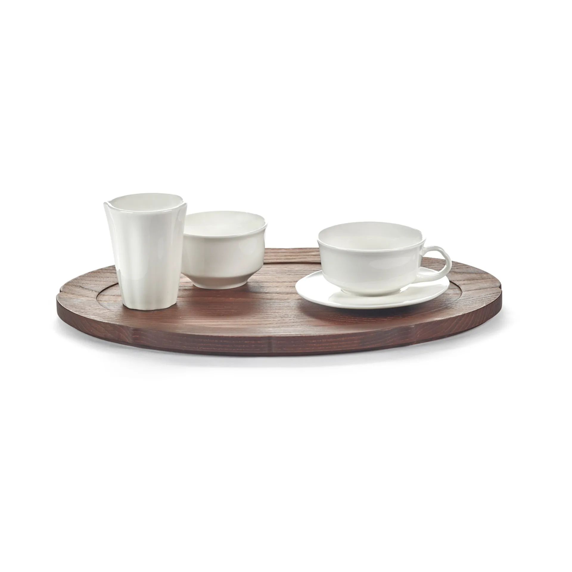 Silhouette oval 托盘 21x30 cm, 白蜡木 Serax