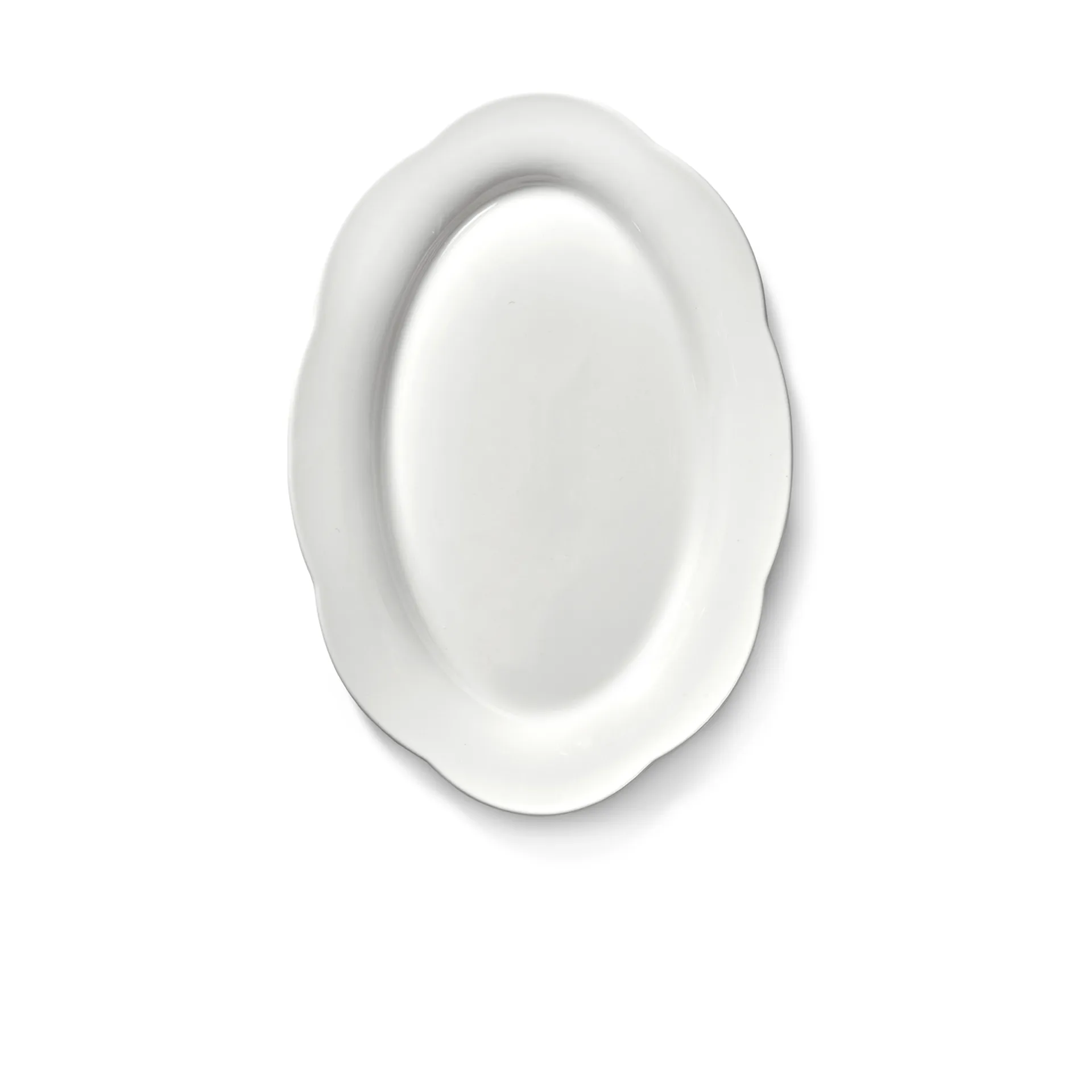 Silhouette oval 深盘 L 21x30 cm 2-pack, 白色 Serax