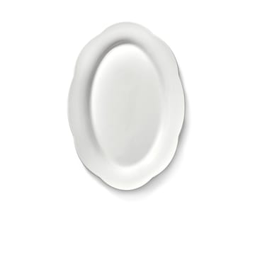 Silhouette oval 深盘 L 21x30 cm 2-pack - 白色 - Serax