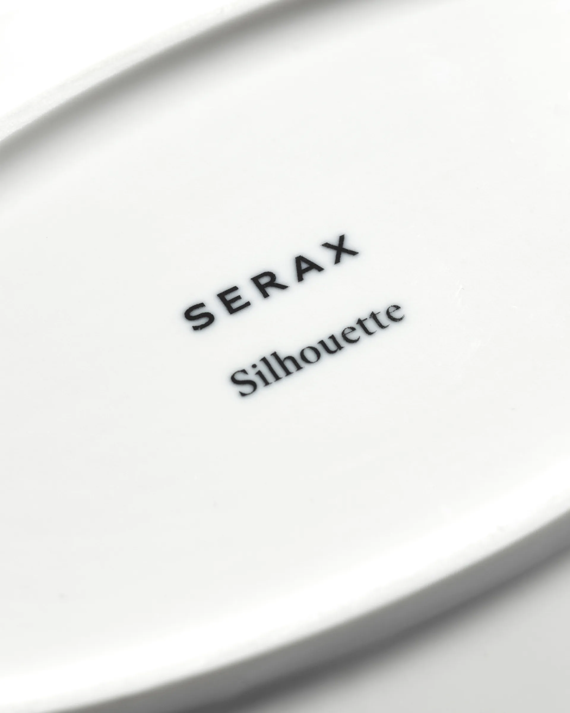 Silhouette oval 深盘 L 21x30 cm 2-pack, 白色 Serax