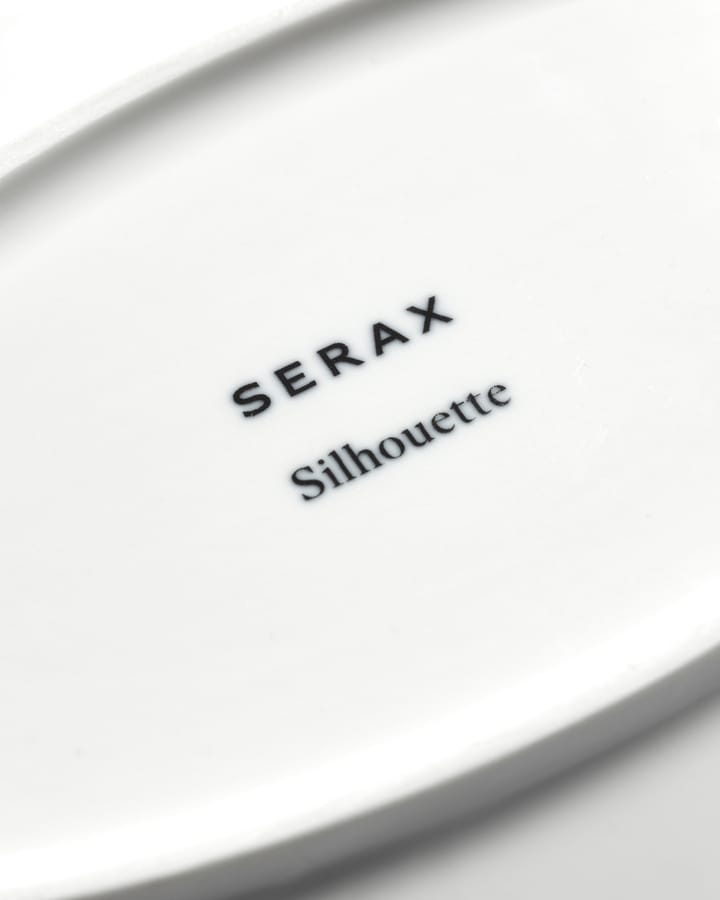 Silhouette oval 深盘 L 21x30 cm 2-pack, 白色 Serax