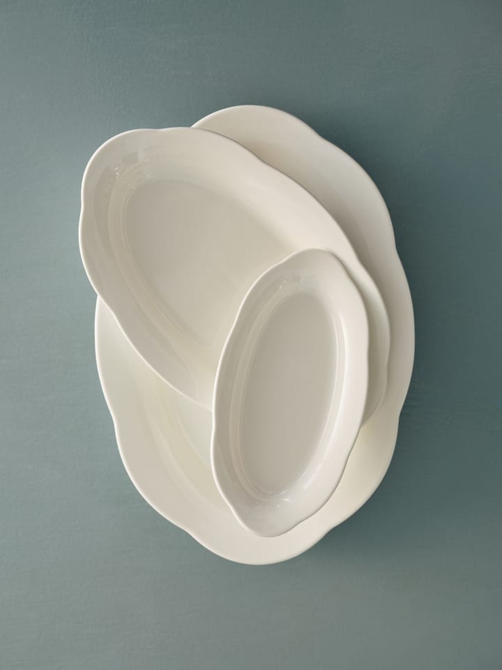 Silhouette oval 深盘 M 15x24.5 cm 2-pack, 白色 Serax