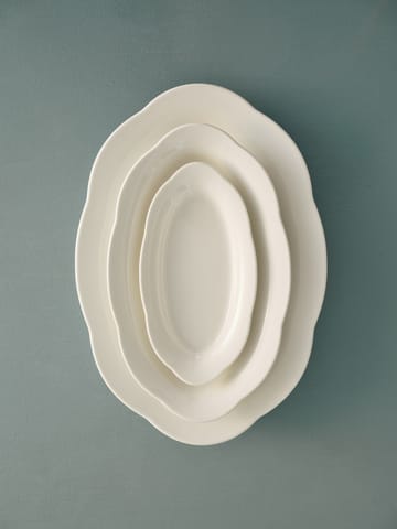 Silhouette oval 深盘 M 15x24.5 cm 2-pack - 白色 - Serax