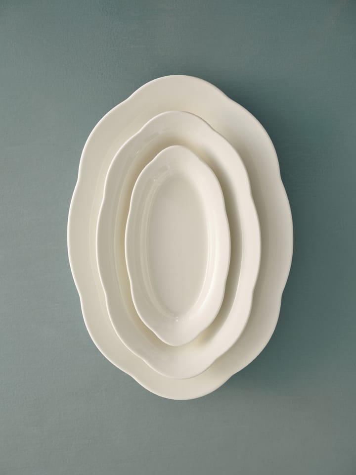 Silhouette oval 深盘 M 15x24.5 cm 2-pack, 白色 Serax