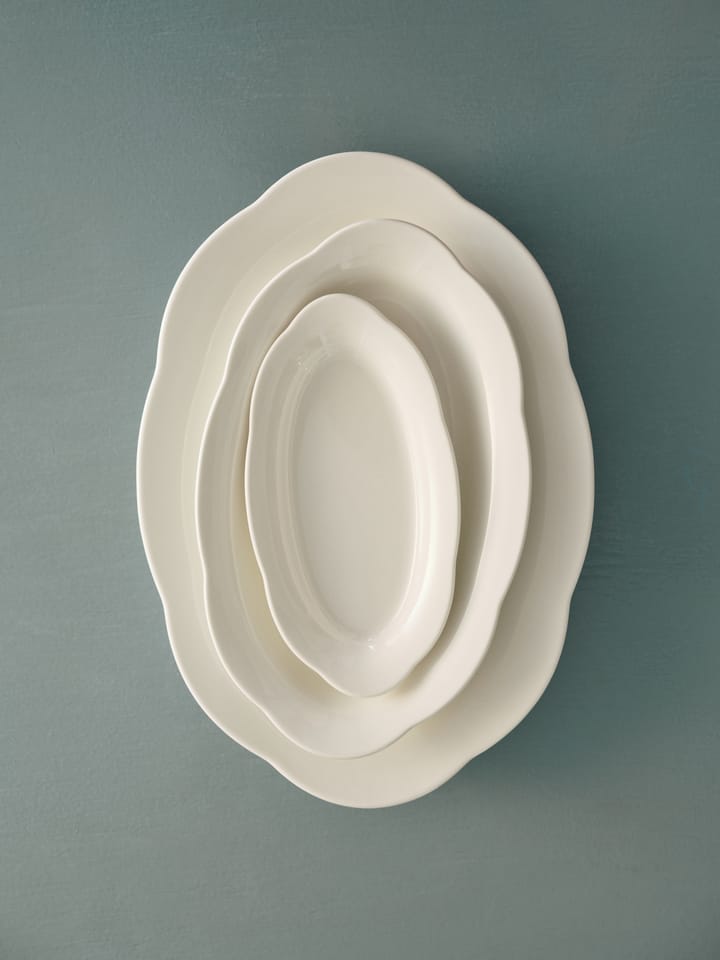 Silhouette oval 深盘 S 10x18.5 cm 2-pack, 白色 Serax